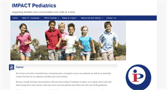 Desktop Screenshot of impactpediatrics.com